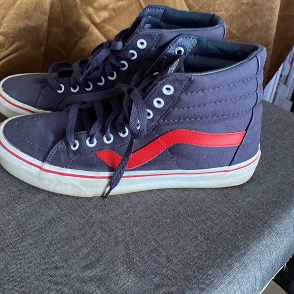 Pre-loved men’s vans high tops size 8 1/2 - Picture 3 of 7